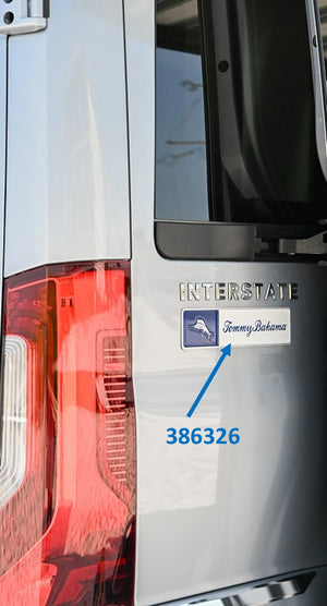 Airstream Tommy Bahama Relax Edition Nameplate Badge - 386326