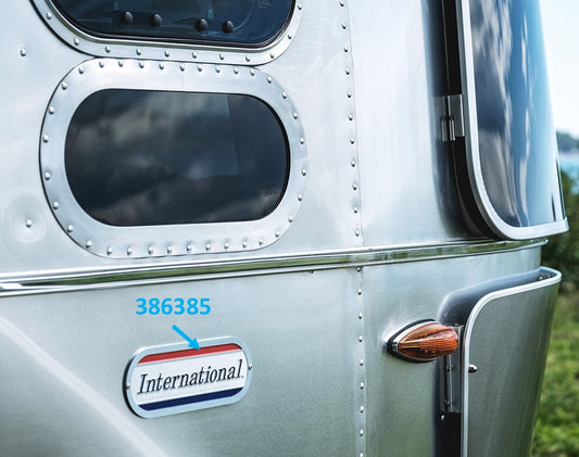 Airstream 'New Style' International Nameplate - 386385