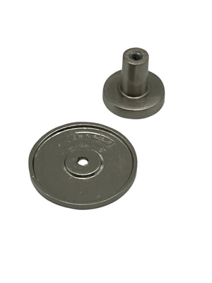 Airstream 1.25" Dot Knob, Brushed Nickel - 386407