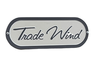 Airstream 9" x 3.25" Trade Wind Nameplate - 386618