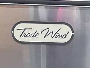 Airstream 9" x 3.25" Trade Wind Nameplate - 386618
