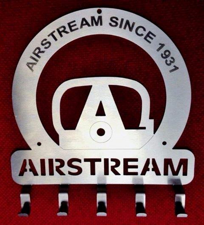 Airstream Laser Cut Key Holder, 5 Hooks - 39770W