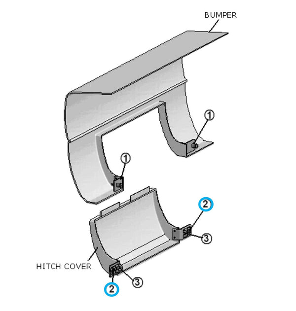 Airstream Interstate Hitch Cover Bracket - 454920