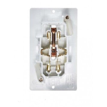 Airstream Dual 110V Self Contained Receptacle White - 500563-03