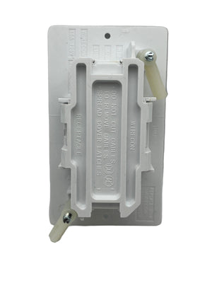 Airstream Dual 110V Self Contained Receptacle White - 500563-03