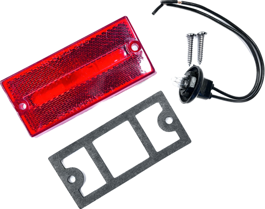 Airstream Motorhome Clearance / Side Marker Light, Red - 500969-01
