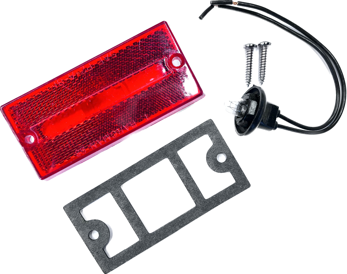 Airstream Motorhome Clearance / Side Marker Light, Red - 500969-01