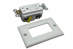 Airstream GFI Receptacle with Cover, White - 510888-05
