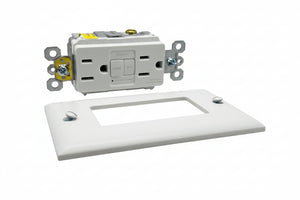 Airstream GFI Receptacle with Cover, White - 510888-05