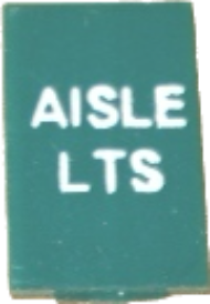 Airstream Motorhome Dashboard Aisle Lights Switch Lens - 510930-06