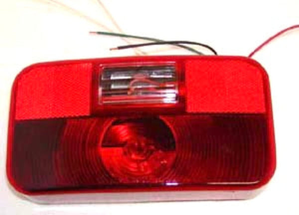 Airstream Motorhome Stop/Tail/Turn Light with Backup Lens - 511240