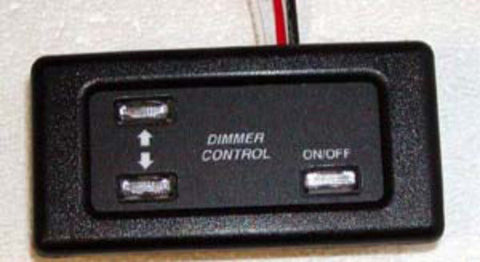 Airstream 12V Dimmer Switch, Black - 511474-02