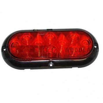 Airstream 6" Oval Red LED Taillight Kit - 512425