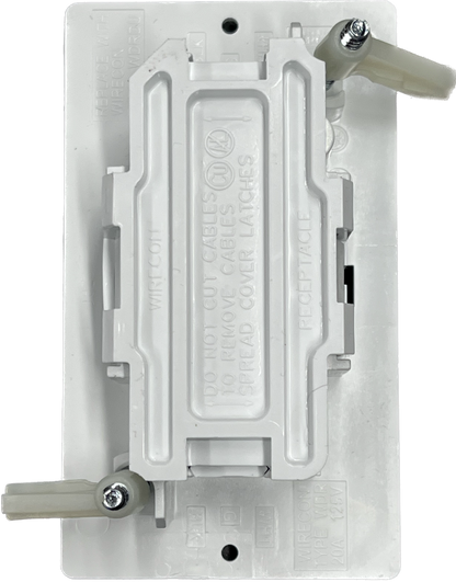 Airstream 20 AMP Single Wall Outlet Receptacle, White - 512481-01