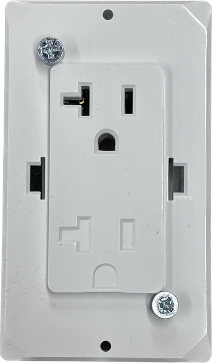 Airstream 20 AMP Single Wall Outlet Receptacle, White - 512481-01