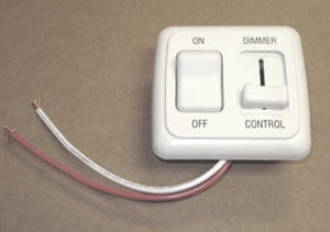 Airstream 12V Slide Dimmer / On-Off Switch, White - 512496-02