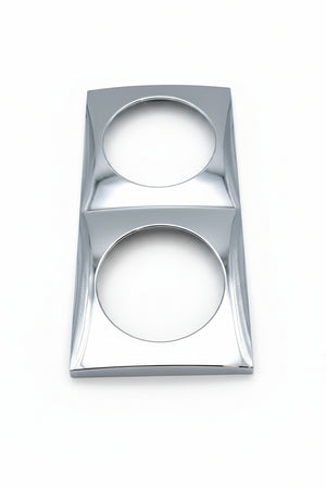 Airstream 2-Gang Switch Frame, Chrome - 512691-02