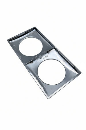 Airstream 2-Gang Switch Frame, Chrome - 512691-02
