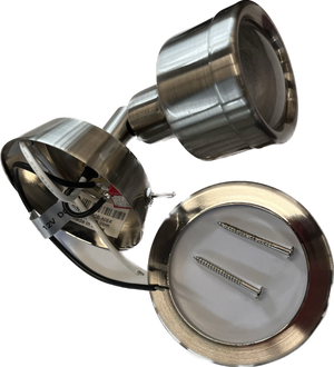 Airstream Brushed Nickel Reading Light, Cool White LED - 512719