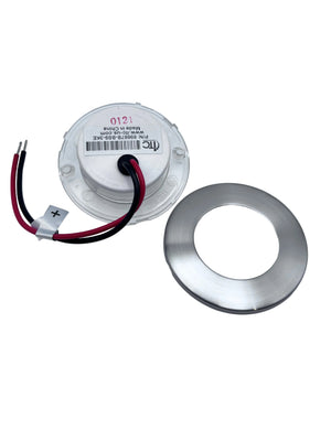 Airstream 9 LED Unswitched Ceiling Light, Brushed Stainless Steel - 512830