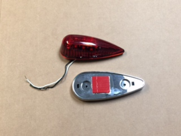 Airstream Teardrop LED Clearance Light, Red - 512860