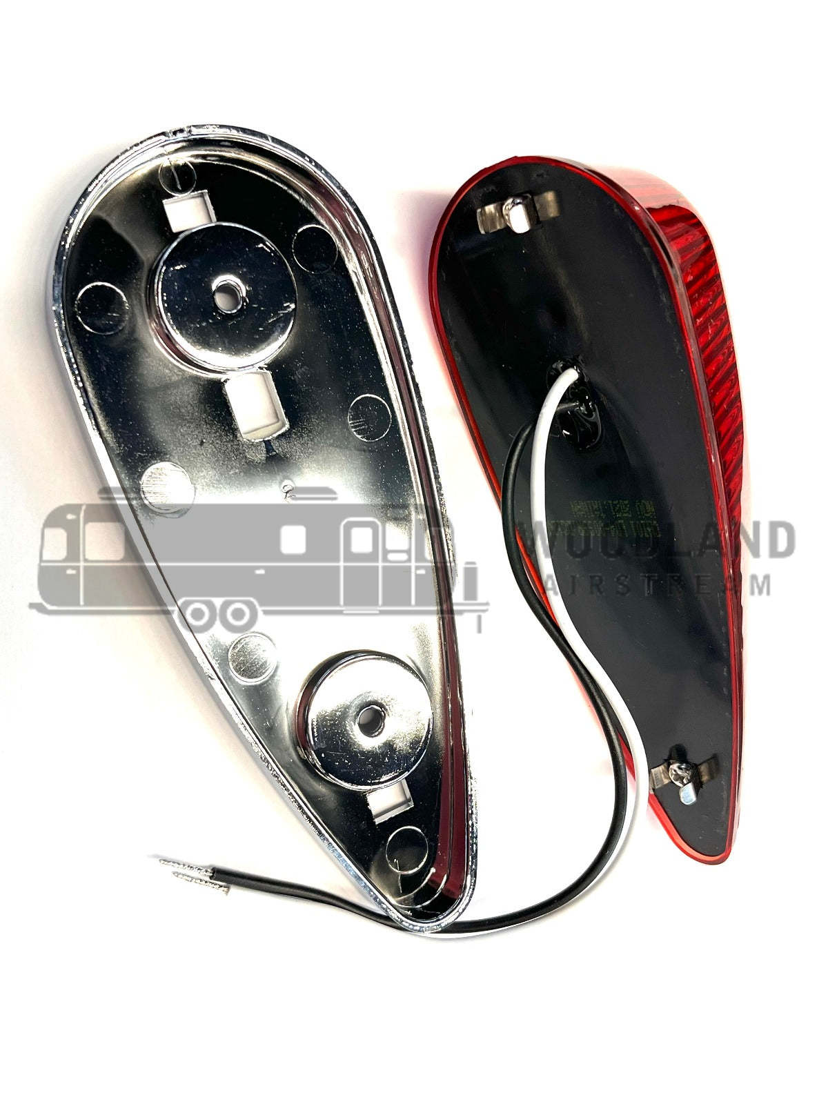 Airstream Clearance Marker Light with Curved Bezel - 512928
