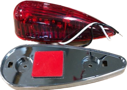 Airstream Clearance Marker Light with Curved Bezel - 512928