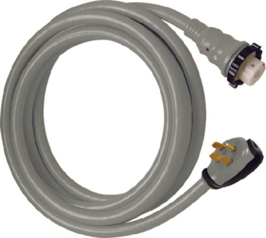 Airstream 30 AMP 30' Power Cordset with Swivel Handle, Gray - 513087-01