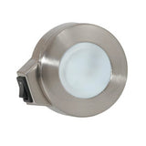 Airstream LED Surface Mount Reading Light with Switch, Brushed Nickel - 513129