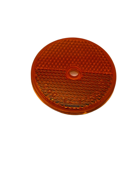 Airstream 2-3/16" Round Reflector, Amber - 513641