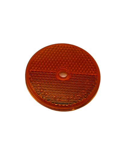 Airstream 2-3/16" Round Reflector, Amber - 513641