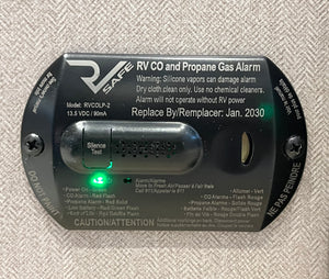 Airstream Propane & Carbon Monoxide Detector, Black - 513796