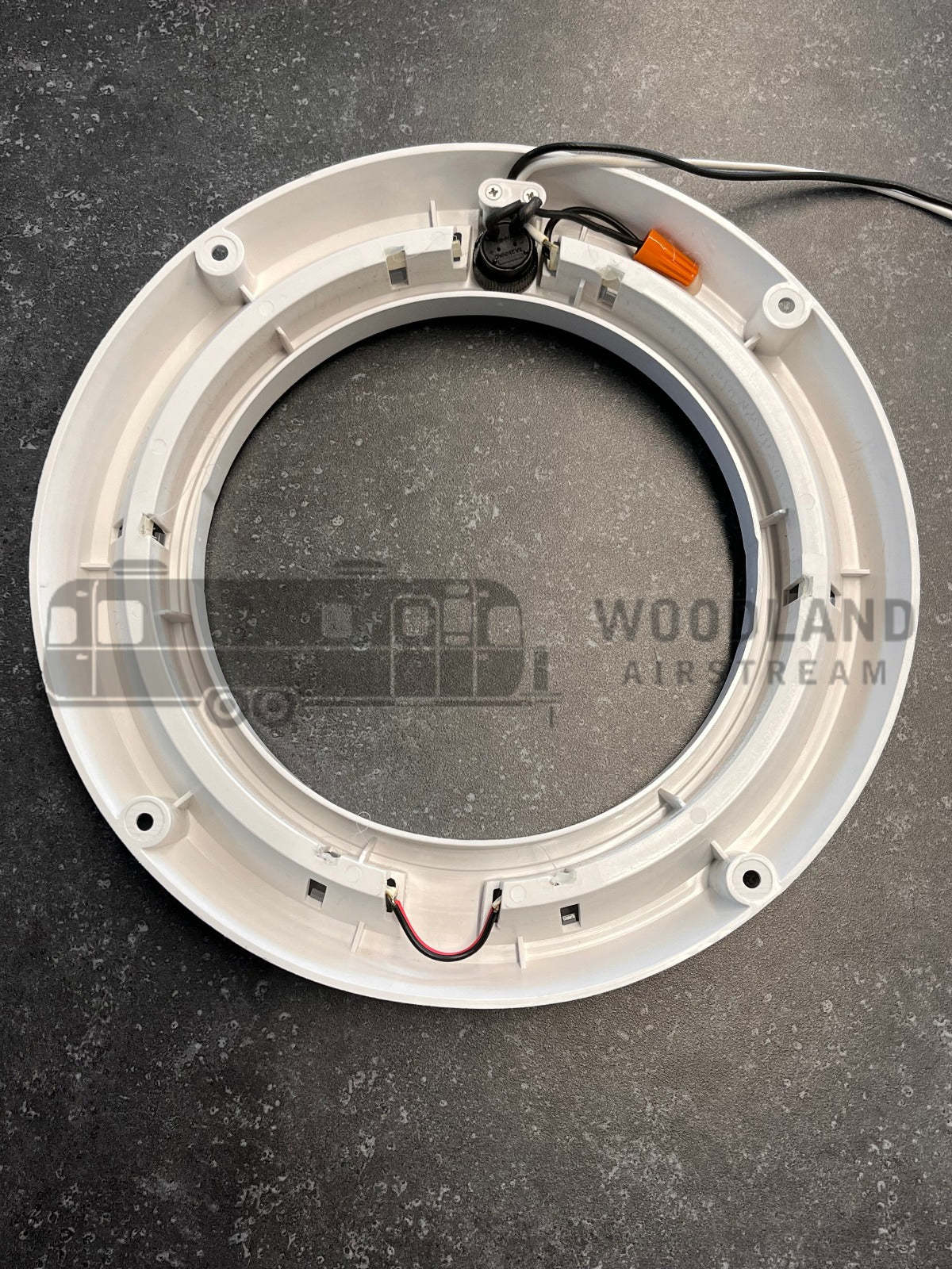 Airstream LED Garnish Ring with Buttons for 514039 Bath Fan -514039-100