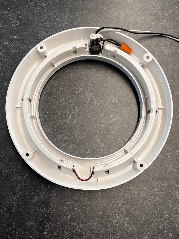 Airstream LED Garnish Ring with Buttons for 514039 Bath Fan -514039-100