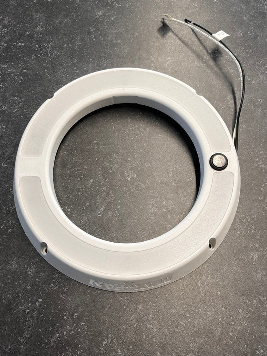 Airstream LED Garnish Ring with Buttons for 514039 Bath Fan -514039-100