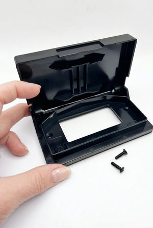 Airstream GFCI Waterproof Receptacle Cover with Gasket, Black - 514067