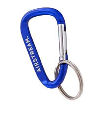 Airstream 2-3/4" Carabiner Key Ring