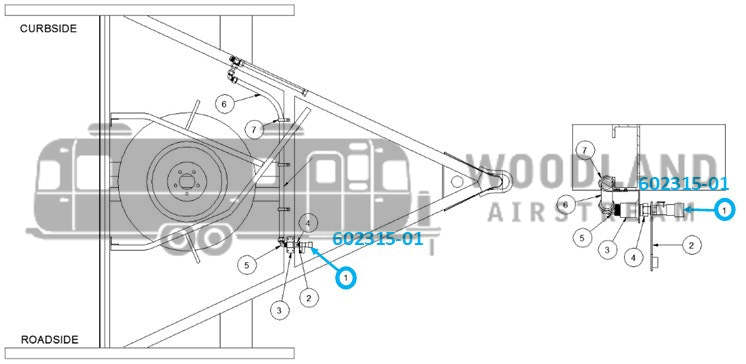 Airstream LP Propane .25" FPT x QD Disconnect Coupler - 602109-01