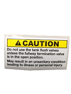 Label for Tank Flushing Systems for Airstream - 601441-103