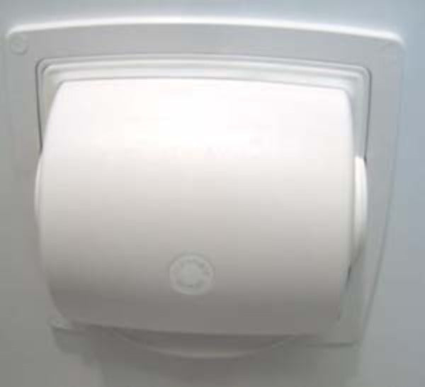Airstream Dry Roll Toilet Tissue Paper Holder, White - 602175