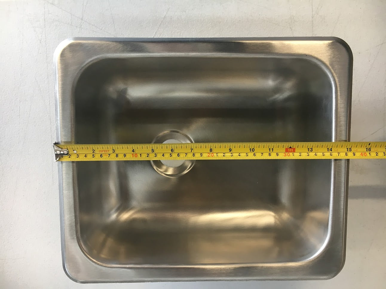 Airstream 13" x 15" Stainless Steel Single Bowl Sink - 602250