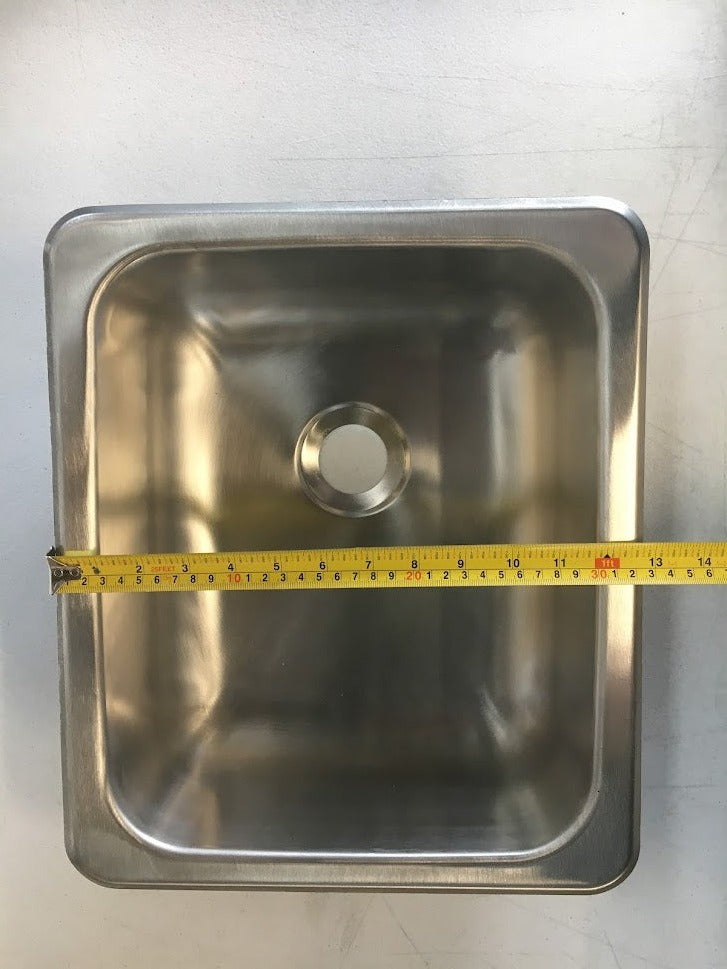 Airstream 13" x 15" Stainless Steel Single Bowl Sink - 602250