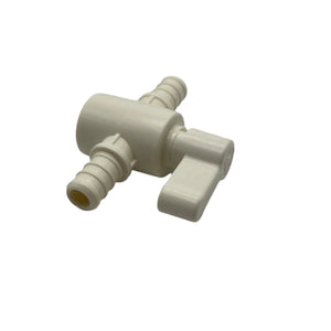 Airstream 1/2" x 1/2" Barbed Straight Valve - 602256-22