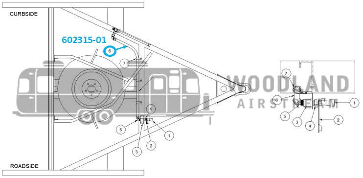 Airstream 1/2" x 18" LP Propane Hose, CSA - 602315-01