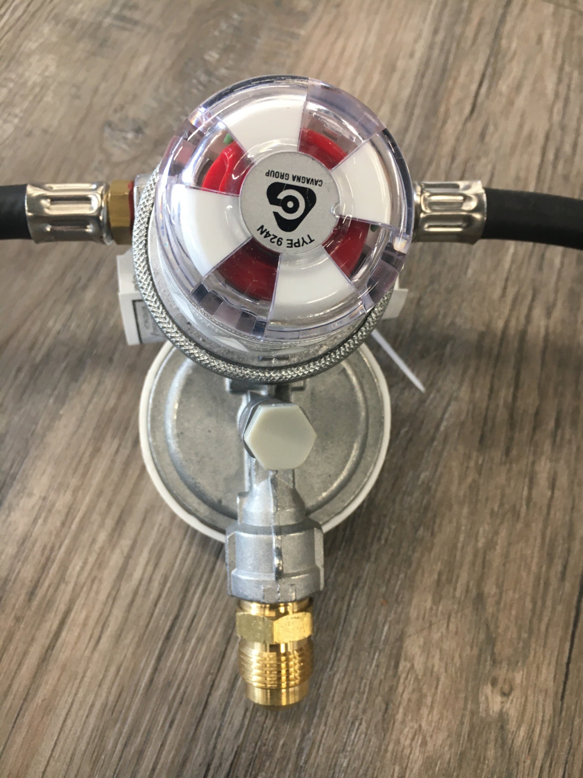 Airstream LPG Propane Gas Regulator with 11" Pigtails - 602332-09