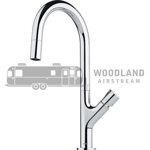Airstream Single Hole Galley Faucet with Pull Out Sprayer - 602703