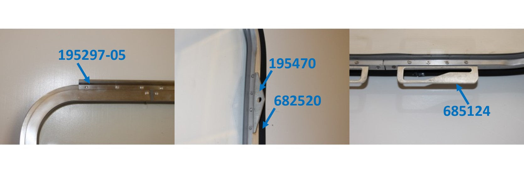 Airstream Window, SP SG Medium Glass and Sash - 680169