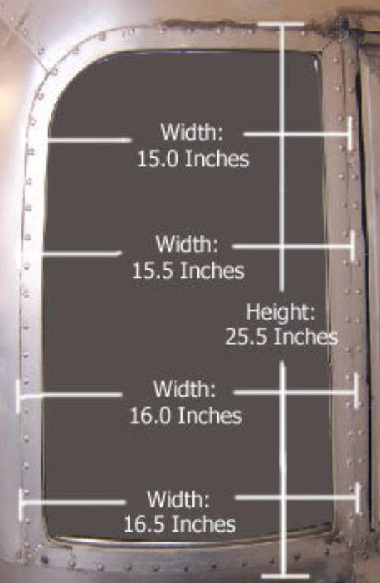 Airstream 1969 Wing Window, Curbside - 680190-01