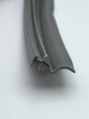 Airstream Motorhome Sliding Window Vertical Lip Seal, Gray, By The Foot - 684919