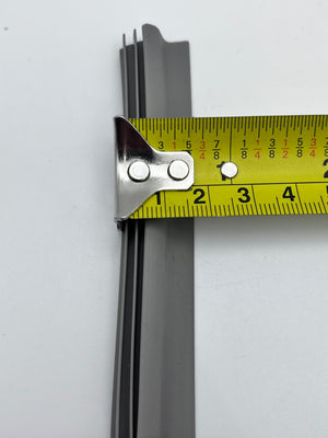 Airstream Motorhome Sliding Window Trim Seal, Gray, By The Foot - 685044